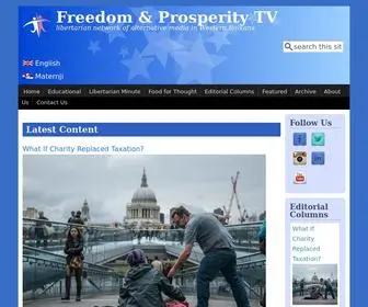 Slobodaiprosperitet.tv(Sloboda i Prosperitet TV) Screenshot