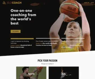 Slocoach.com.au(Online Coaching With The Worlds Best) Screenshot