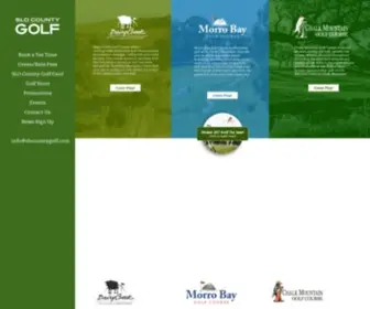 Slocountygolf.com(SLO County Golf) Screenshot