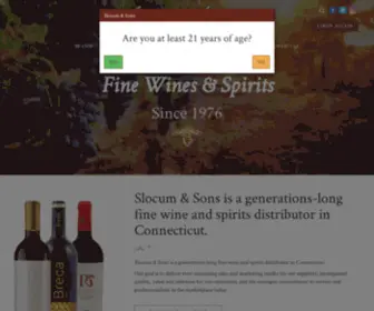 Slocumandsons.com(Slocum & Sons) Screenshot