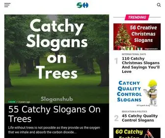 Sloganshub.org(Largest Slogans Database on the Internet) Screenshot