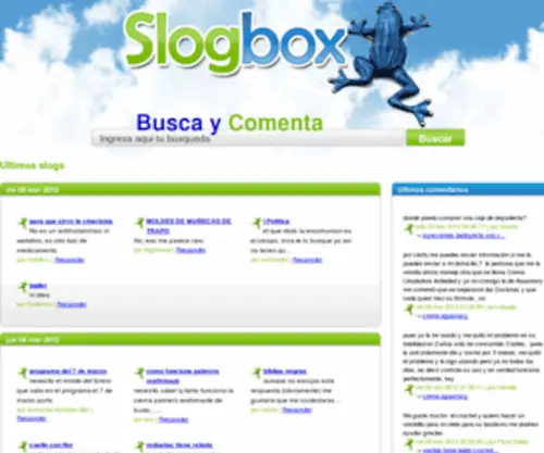 Slogbox.com(Slogbox) Screenshot
