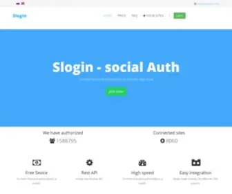 Slogin.info(Service social Auth) Screenshot