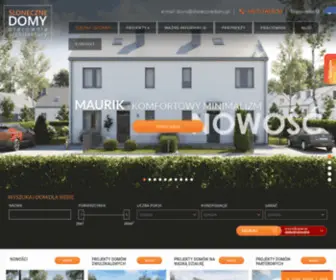 Slonecznedomy.pl(Oferta gotowych projektów domów jednorodzinnych pracowni Słoneczne Domy) Screenshot