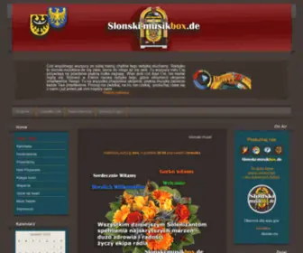 Slonski-Musikbox.de(SLONSKI-MUSIKBOX Twoje radio, Twoja muzyka) Screenshot