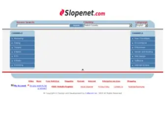 Slopenet.com(The First Secure Business Search Engine) Screenshot