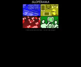 Sloperama.com(Offers answers to Frequently Asked Questions about the game of mah) Screenshot