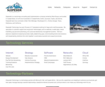 Slopesidetechnology.com(Slopeside Technology) Screenshot