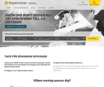 Slopetrotter.se(Billiga skidresor till Alperna) Screenshot