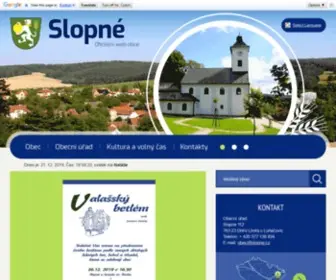 Slopne.cz(Slopne) Screenshot