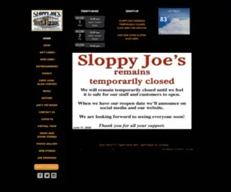 Sloppyjoes.com(Iconic Key West) Screenshot