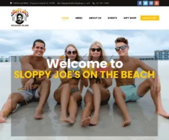 Sloppyjoesonthebeach.com(Treasure Island FL Restaurants) Screenshot