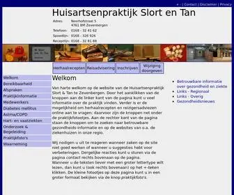 Slortentan.nl(Huisartsenpraktijk Slort en Tan) Screenshot