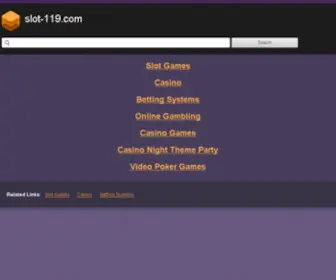 Slot-119.com(Slot 119) Screenshot