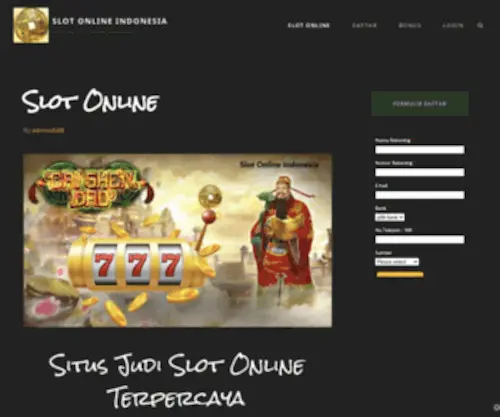 Slot-Online-Indonesia.fun Screenshot