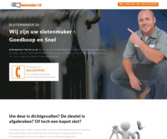 Slotenmaker-24.nl(24 uur Service in deuren openmaken) Screenshot