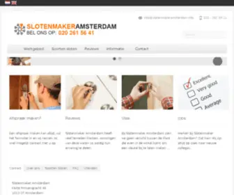 Slotenmakeramsterdam.info(Slotenmaker Amsterdam) Screenshot