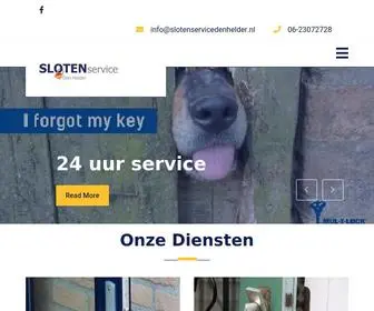 Slotenservicedenhelder.nl(Slotenmaker Den Helder) Screenshot