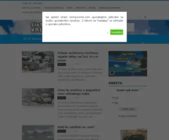 SlotopVreme.com(Prva slovenska vremenska lestvica) Screenshot