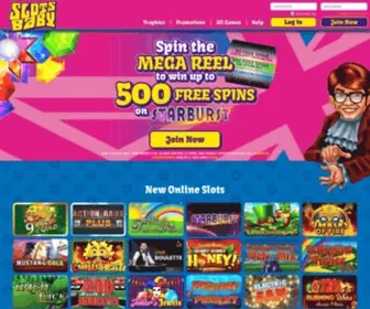 Slotsbaby.com(New Online Slots) Screenshot