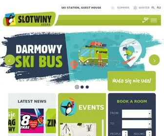 Slotwinyarena.pl(Narty w Krynicy) Screenshot