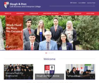 Slougheton.com(Slough and Eton School) Screenshot