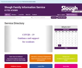 Sloughfamilyservices.org.uk(Slough Family Information Service) Screenshot