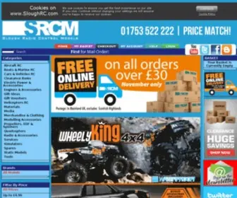 Sloughrc.com(Slough Radio Control Models) Screenshot