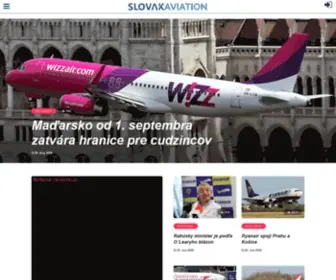 Slovakaviation.sk(Slovak Aviation) Screenshot
