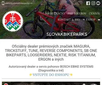 Slovakbikeparks.sk(MTB špecialista) Screenshot