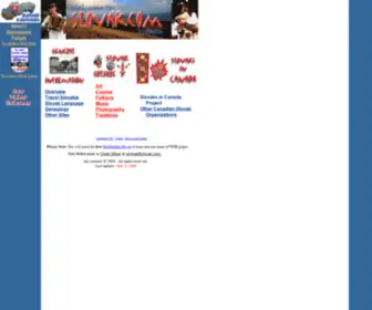 Slovak.com(Slovaks and Slovakia) Screenshot