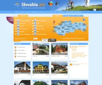 Slovakia360.com(Ubytovanie na Slovensku) Screenshot