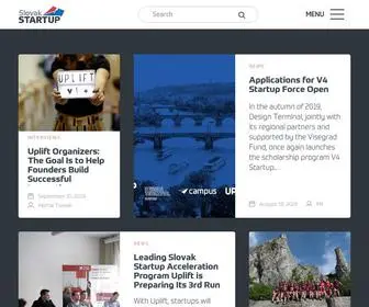 Slovakstartup.com(Slovak Startup Media Platform) Screenshot