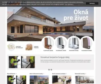 Slovaktual.sk(Plastové a hliníkové okná a dvere SLOVAKTUAL) Screenshot