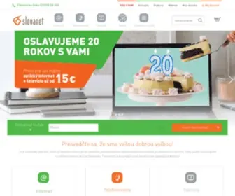 Slovanet.net(Ponuka služieb slovanetu) Screenshot