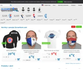 Slovanstore.com(Fanshop HC Slovan) Screenshot