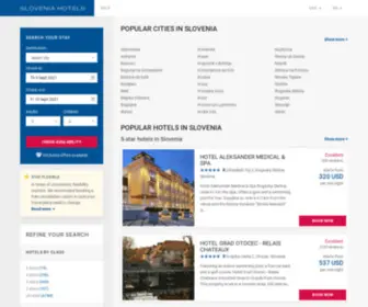 Slovenia-Hotel.com(Slovenia hotels & apartments) Screenshot