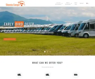 Sloveniacamper.com(Slovenia camper) Screenshot