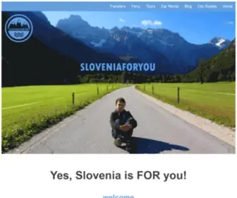 Sloveniaforyou.com(A travellers information website for all things Slovenia) Screenshot