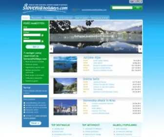 Sloveniaholidays.com(Sloveniaholidays) Screenshot