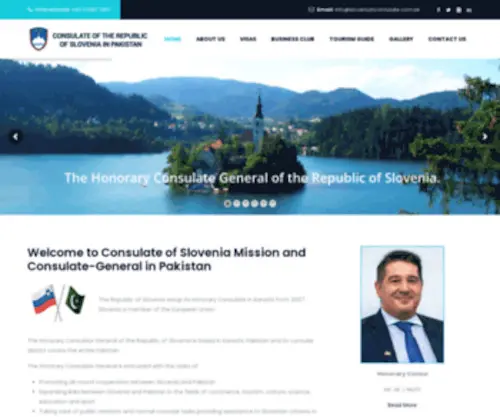 Slovenianconsulate.com.pk(Visa Services) Screenshot