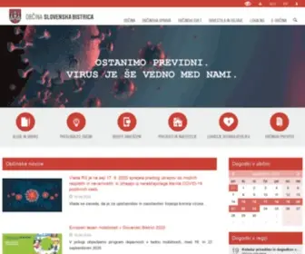 Slovenska-Bistrica.si(Slovenska Bistrica) Screenshot