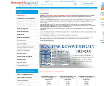 Slovenskeregale.sk(Kovové) Screenshot