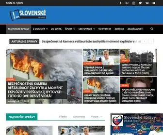 Slovenskespravy.sk(Slovenské správy) Screenshot