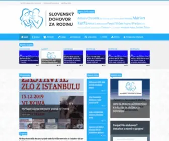 Slovenskydohovorzarodinu.sk(Zastavme zlo z Istambulu) Screenshot