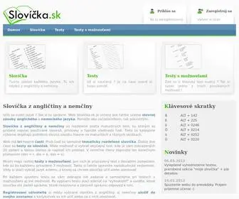 Slovicka.sk(Slovíčka) Screenshot