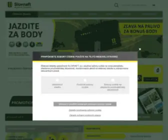 Slovnaft.sk(čerpacie stanice) Screenshot