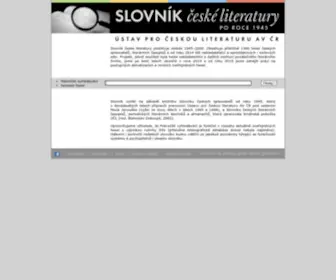Slovnikceskeliteratury.cz(Slovník) Screenshot