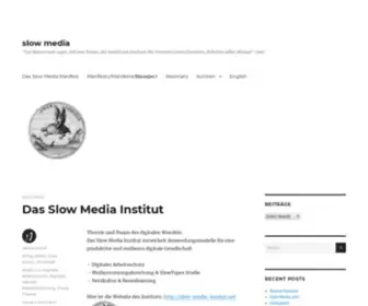 Slow-Media.net(Slow media) Screenshot