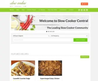Slowcookercentral.com(Slow Cooker Central) Screenshot